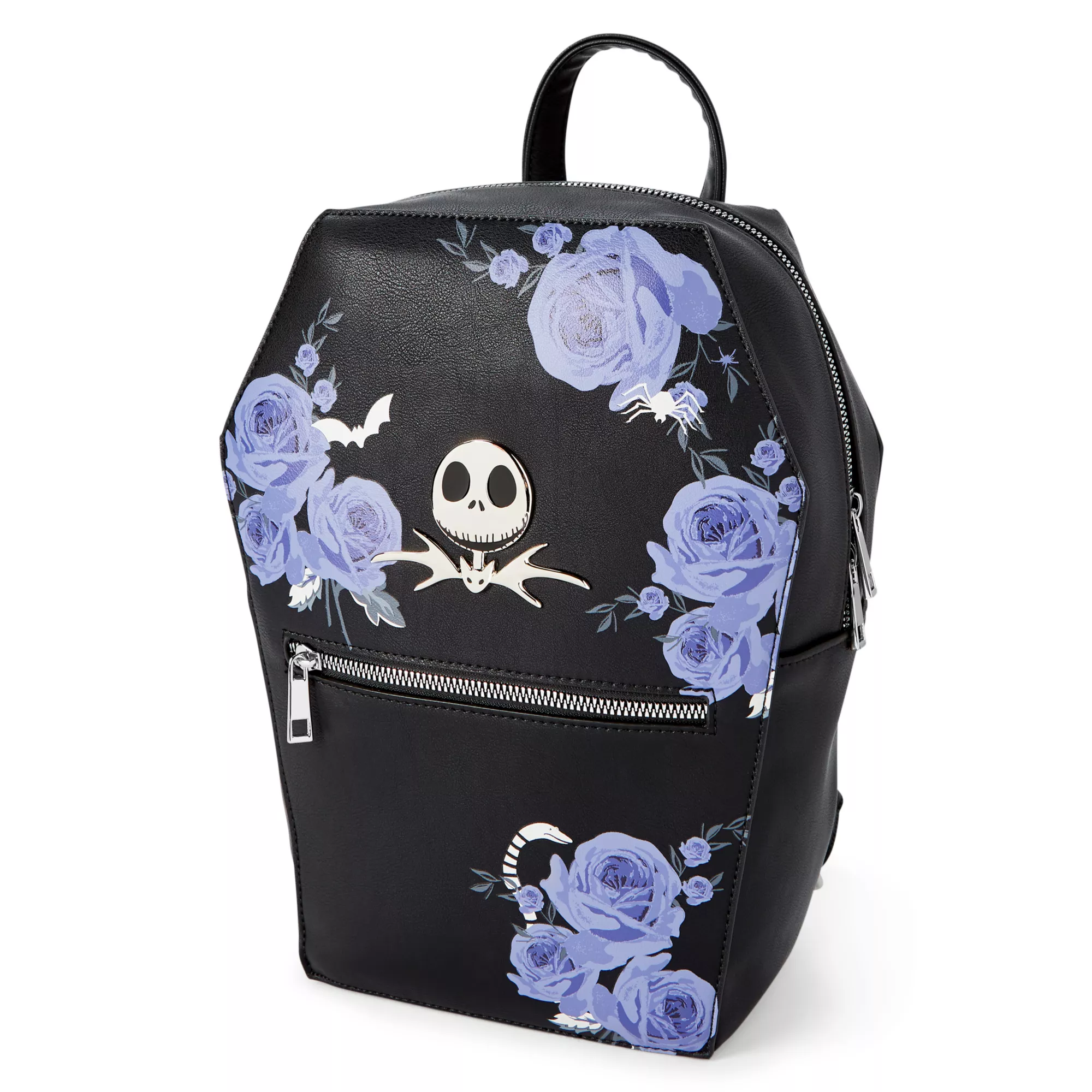 Floral Coffin Jack Skellington Mini Backpack - The Nightmare Before Christmas at Spencer's