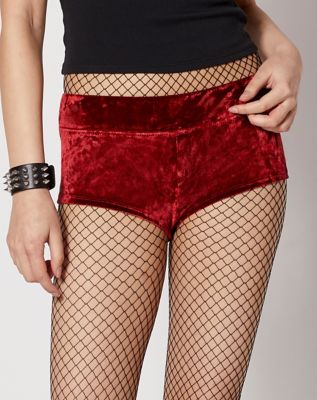 Red velvet deals booty shorts