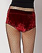 Red Velvet Booty Shorts