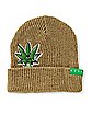 Green Leaf Cuff Beanie Hat - Neff