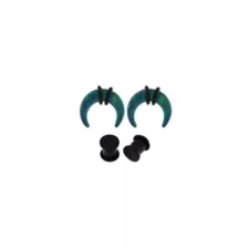 Black and Blue Pinchers and Plugs - 2 Pair at Spencer's