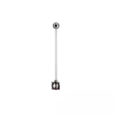 CZ Adjustable Pregnancy Belly Ring - 14 Gauge at Spencer's