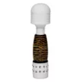 Mini Waterproof Diamond Wand Massager Orange Tiger Stripes - 4 Inch at Spencer's