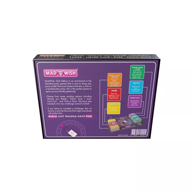 Madwish Board Game - Girls Edition at Spencer's
