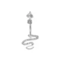 Snake CZ Belly Ring – 14 Gauge at Spencer's