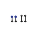 Multi-Pack CZ Labret Lip Rings - 16 Gauge at Spencer's