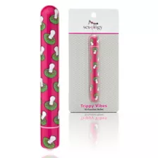 Trippy Vibes 10-Function Waterproof Bullet Vibrator 5 Inch - Sexology at Spencer's
