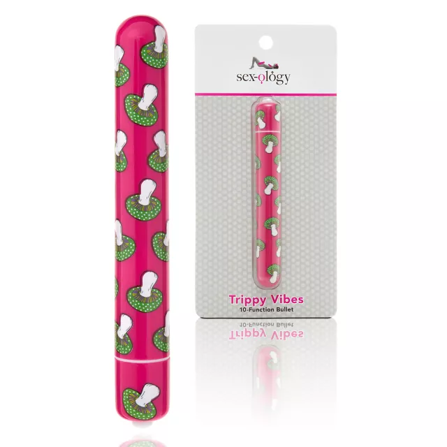 Trippy Vibes 10-Function Waterproof Bullet Vibrator 5 Inch - Sexology at Spencer's