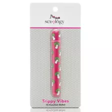 Trippy Vibes 10-Function Waterproof Bullet Vibrator 5 Inch - Sexology at Spencer's