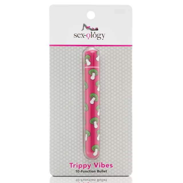 Trippy Vibes 10-Function Waterproof Bullet Vibrator 5 Inch - Sexology at Spencer's