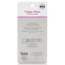 Trippy Vibes 10-Function Waterproof Bullet Vibrator 5 Inch - Sexology at Spencer's