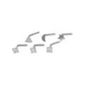 Multi-Pack Prong CZ Space Bone Nose Rings and L-Bend Nose Rings - 12 Pack at Spencer's