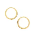 Goldtone CZ Hinge Hoops at Spencer's
