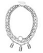 Barbed Wire and Razor Multi Chain Necklace