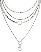 4 Row Multi-Chain Necklace