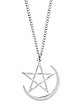 Star Crescent Moon Necklace