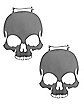 Skull Outline Dangle Earrings