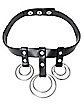 Interlocking Six Ring Collar Choker Necklace