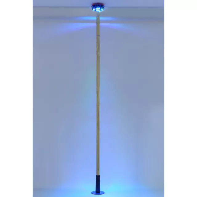 Spinning LED Light-Up Goldtone Stripper Pole at Spencer's