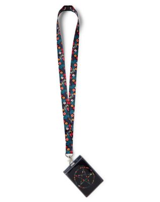 Floral Pentagram Lanyard