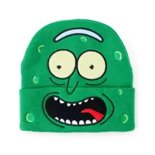 Pickle Rick Cuffed Beanie Hat – Rick and Morty at Spirit Halloween