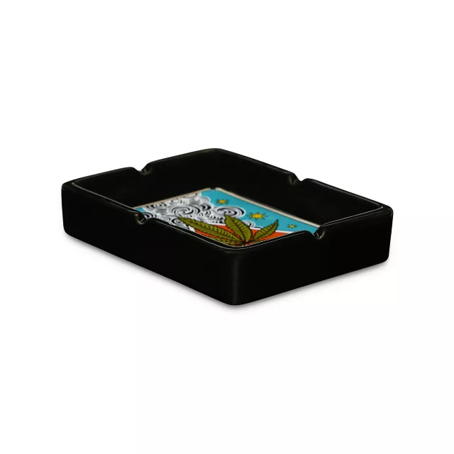 Black Leaf Ashtray at Spencer's