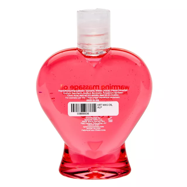 Strawberry Flavored Warming Massage Oil 4 oz. - Hott Love at Spencer's