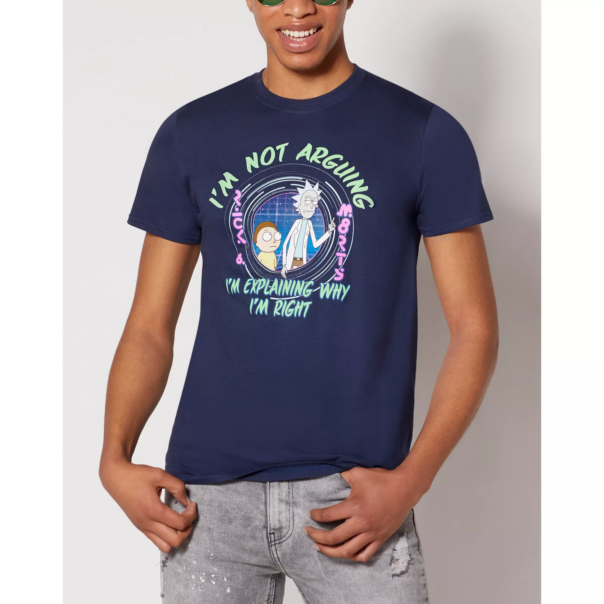 I'm Not Arguing T Shirt - Rick and Morty at Spencer's