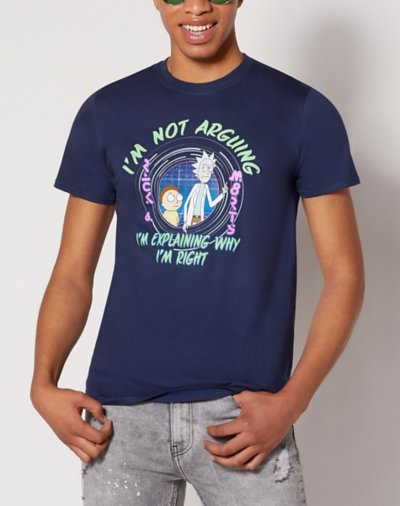I'm Not Arguing T Shirt - Rick and Morty