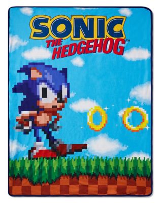 Sonic the best sale hedgehog fleece blanket