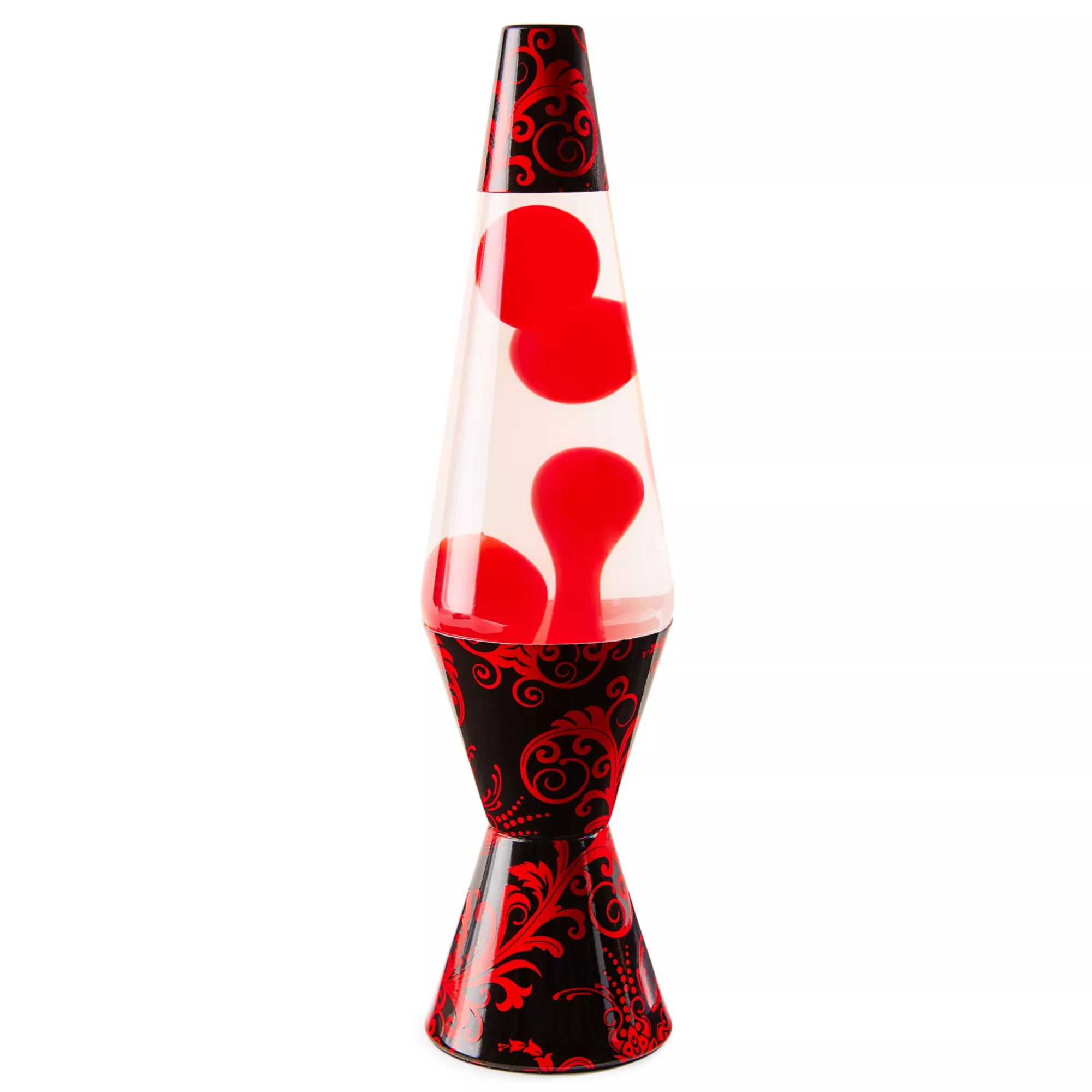 14.5 Inch Black and Red Goth Base Lava Lamp at Spencer's