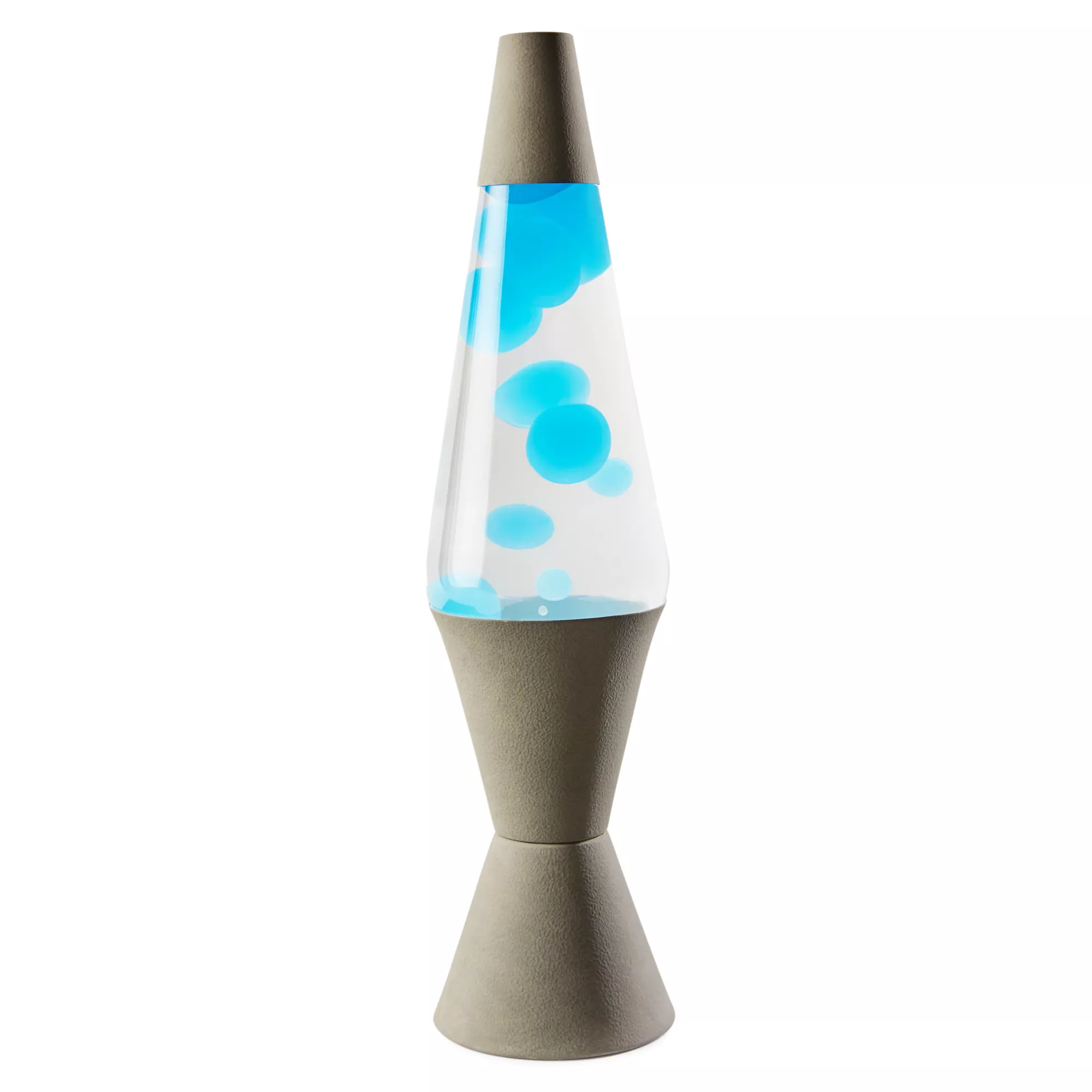 17 Inch Gray and Blue Lava Lamp at Spencer's