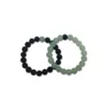 Black and Green Long Distance Beaded Bracelets – 2 Pack at Spencer's