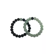 Black and Green Long Distance Beaded Bracelets – 2 Pack at Spencer's