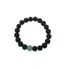 Black and Green Long Distance Beaded Bracelets – 2 Pack at Spencer's