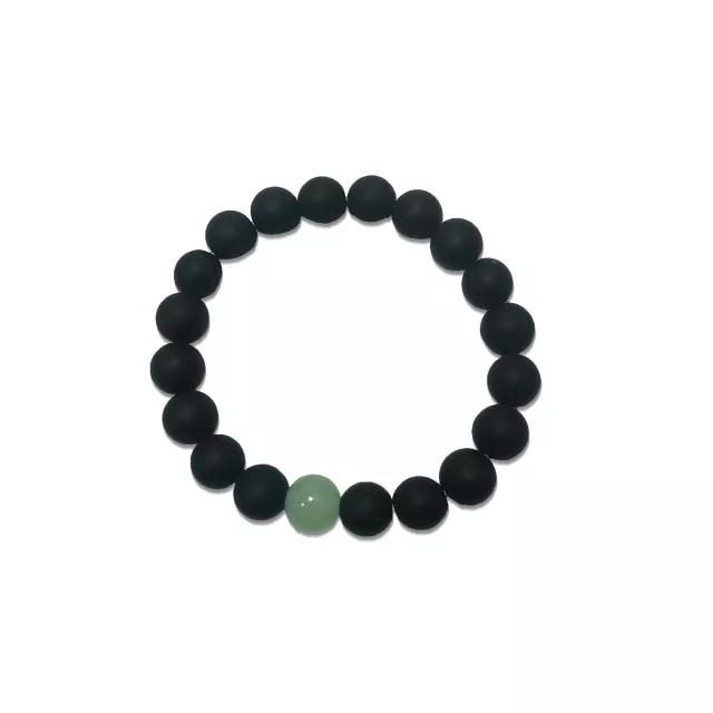 Black and Green Long Distance Beaded Bracelets – 2 Pack at Spencer's
