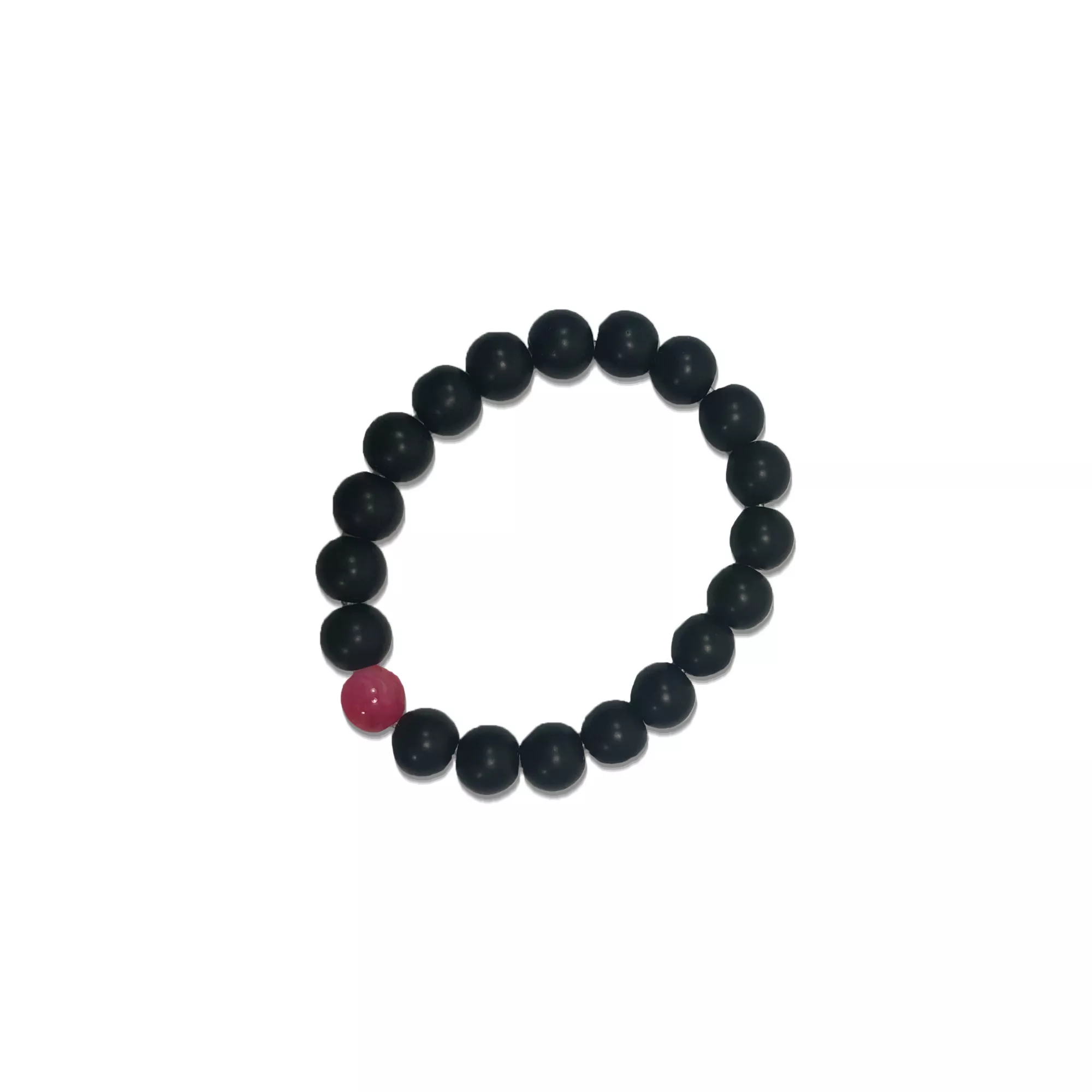 Black and Pink Long Distance Bracelets – 2 Pack at Spencer's