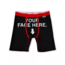 Your Face Here Boxer Briefs at Spencer's