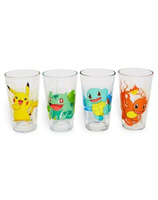 Pokemon Starter Group Pint Glass 4-Pack