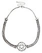 Pentagram Metal Mesh Choker Necklace