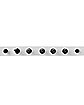 White Spiked Collar Choker Necklace