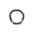 Stretchy Onyx Stone Bracelet at Spencer's