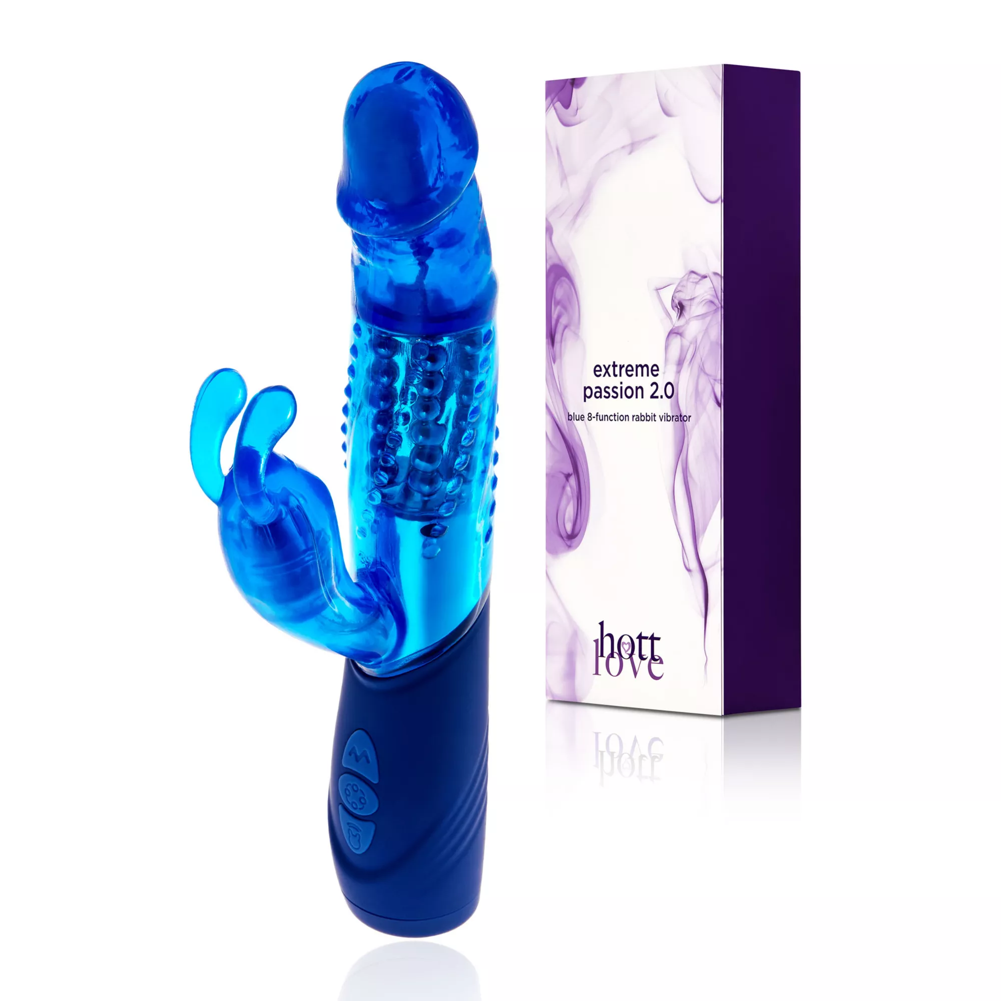 Extreme Passion 2.0 8-Function Waterproof Rabbit Vibrator 10 Inch - Hott Love at Spencer's
