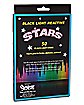 Black Light Stars – 50 Pack