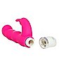 Hot Pink Waterproof Rabbit Vibrator 7 Inch - Hott Love