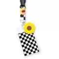 Checkered Sunflower Lanyard at Spencer's