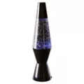 10 Inch Mini Black Glitter Lamp at Spencer's