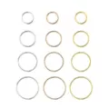 Multi-Pack CZ Hoop Nose Rings 12 Pack - 22 Gauge at Spencer's