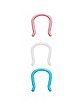 Multi-Pack Blue and Pink Septum Retainers 3 Pack – 16 Gauge