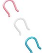 Multi-Pack Blue and Pink Septum Retainers 3 Pack – 16 Gauge